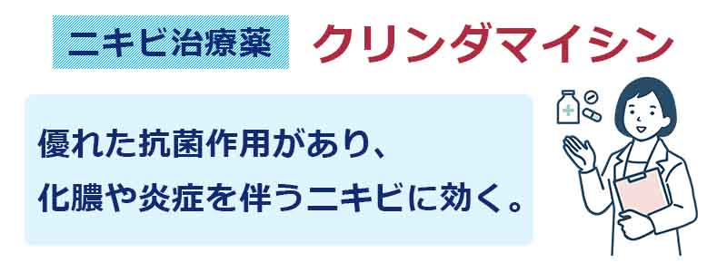 クリンダマイシンのニキビへの効果