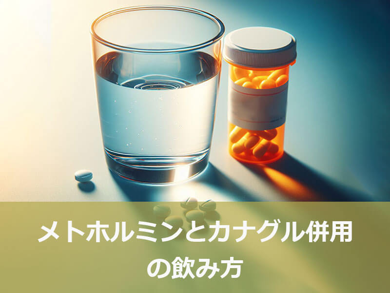 メトホルミンとカナグル併用の飲み方